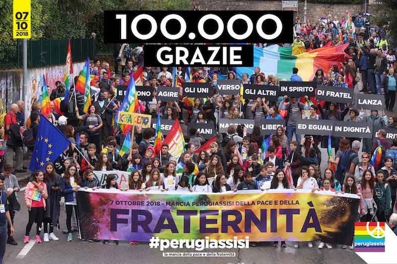 A tutte le donne e gli uomini della PerugiAssisi un grande: grazie!